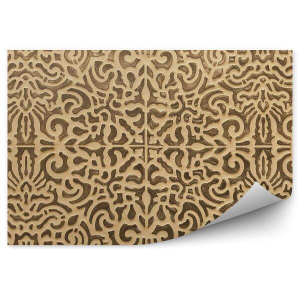 Papier peint Motif abstrait d'ornement de mur en béton