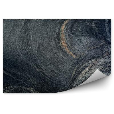 Tapisserie panoramique Texture de granit noir