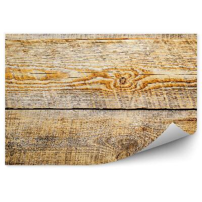 Papier peint Planches en bois avec rainures visibles