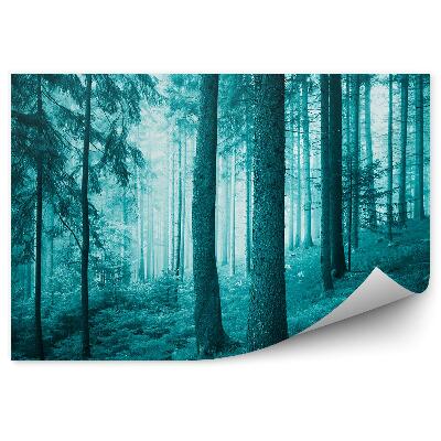 Papier peint Forêt De Rêve Turquoise