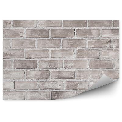 Papier peint Mur de briques grises