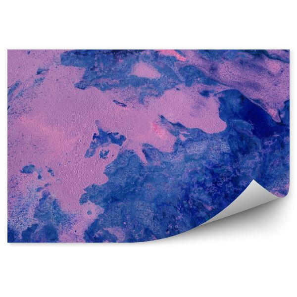 Papier peint Marbre abstrait taches roses