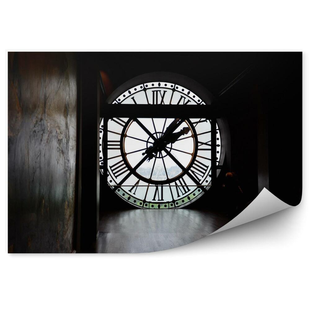 Tapisserie panoramique Horloge du musée D'orsay Paris