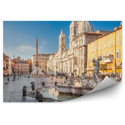 Papier peint Piazza Navona Rome Italie