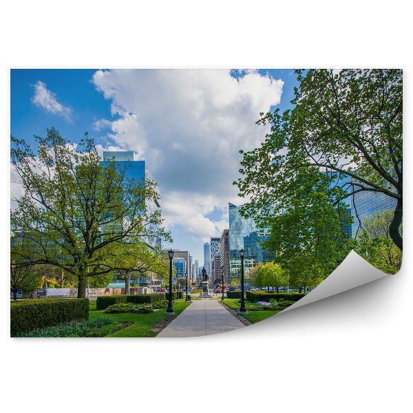 Papier peint Architecture de la ville Parc Plantes Arbres
