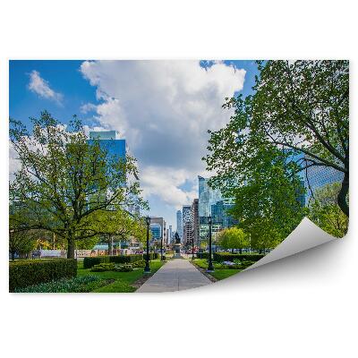 Papier peint Architecture de la ville Parc Plantes Arbres