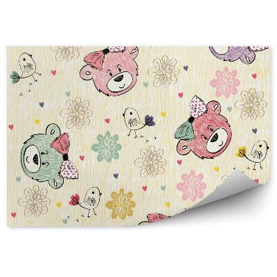 Tapisserie murale Dessin d'ours