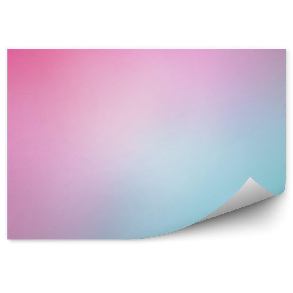 Papier peint Dégradé flou rose marine