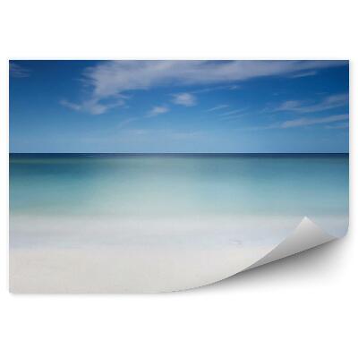 Papier peint Plage De Sable Océan Ciel Nuages