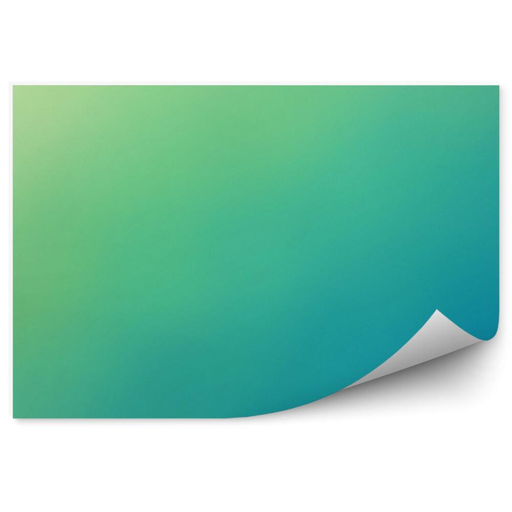 Papier peint Dégradé flou bleu jaune vert