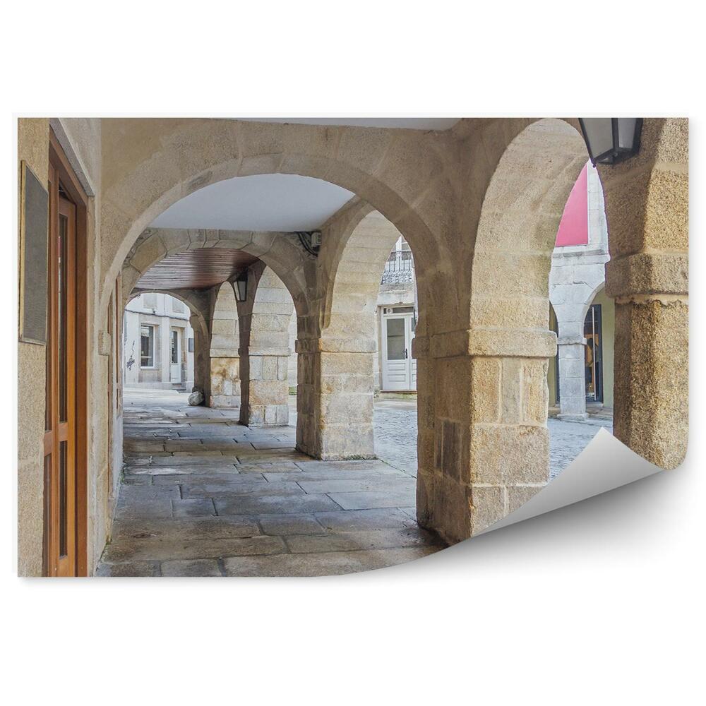 Papier peint Bâtiment d'arcade en ville