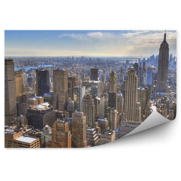 Papier peint Panorama de la ville de new york bâtiments architecture