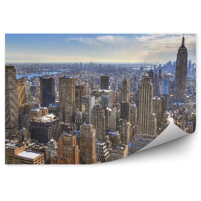 Papier peint Panorama de la ville de new york bâtiments architecture