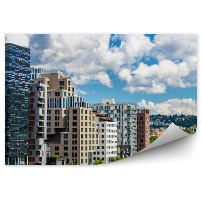 Papier peint Ville norvège paysage panorama nature