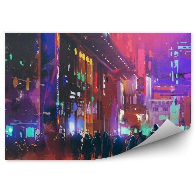 Papier peint Homme Ville Marche Sci-Fi