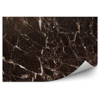 Papier peint Marbre brun foncé