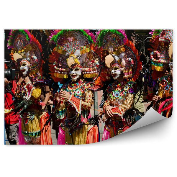 Papier peint Défilé de danse au carnaval