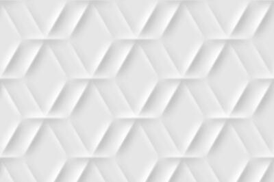 Tapisserie panoramique Motif d'hexagones fait d'ombres et de lumières