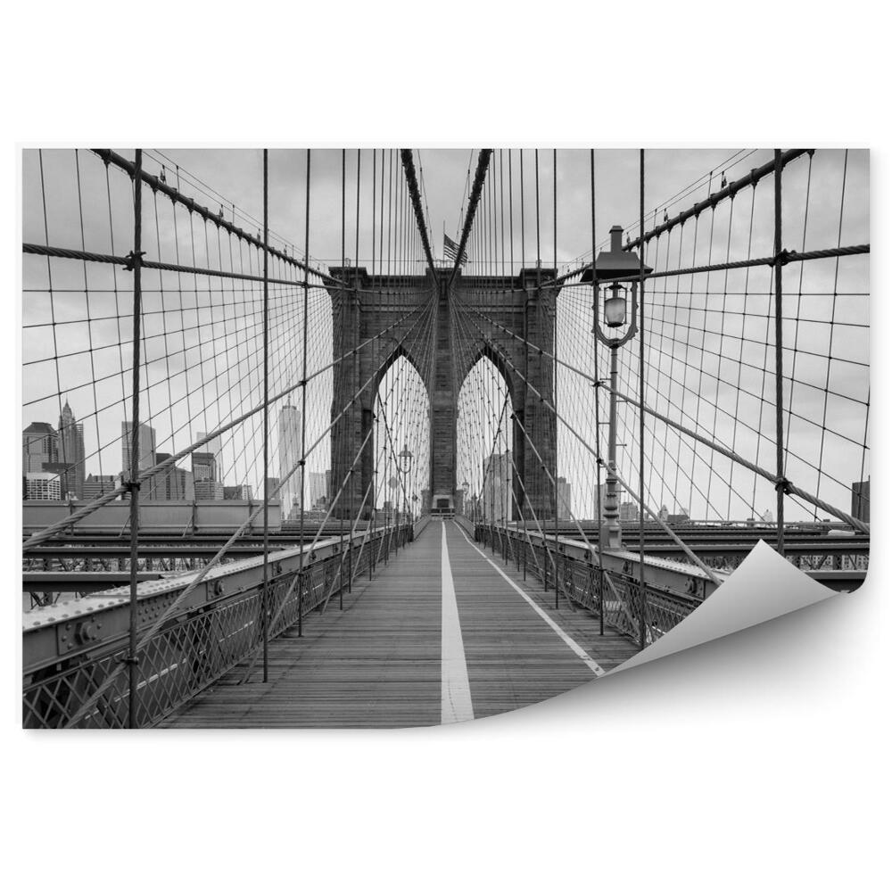 Papier peint panoramique Pont de Brooklyn New York Usa