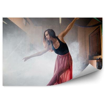 Papier peint Danseur hall brume fumée