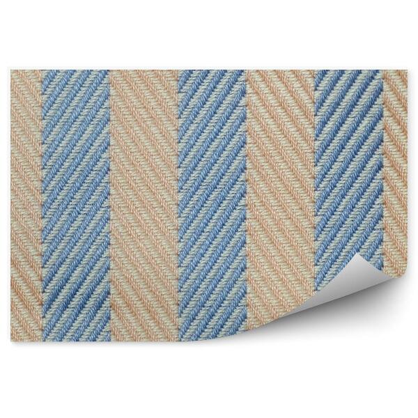 Papier peint Motif abstrait tissu rayures verticales diagonales
