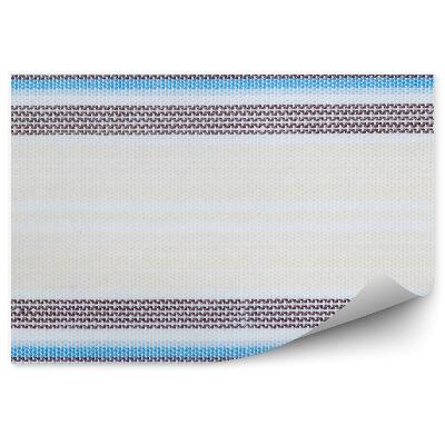 Papier peint Motif tissu abstrait rayures horizontales