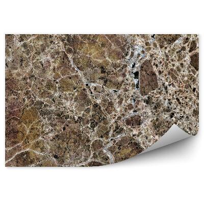 Papier peint Marbre brun