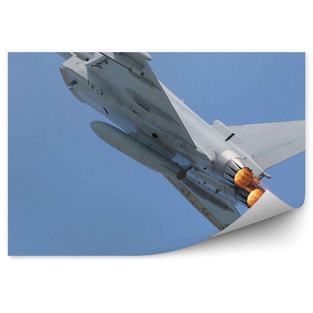 Papier peint Avion de chasse multirôle avec postcombustion