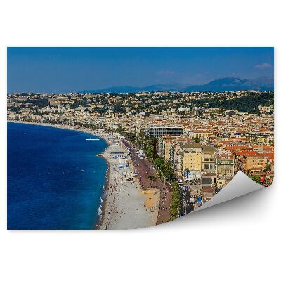 Papier peint Ville Côte Mer Touristes Été