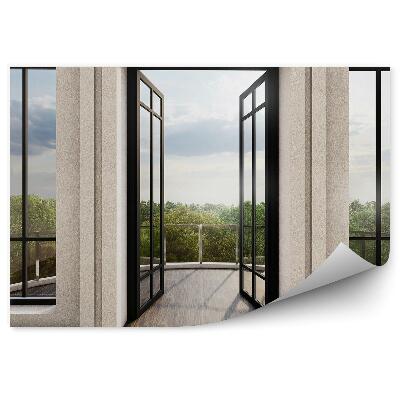 Papier peint Architecture vue de la cime des arbres