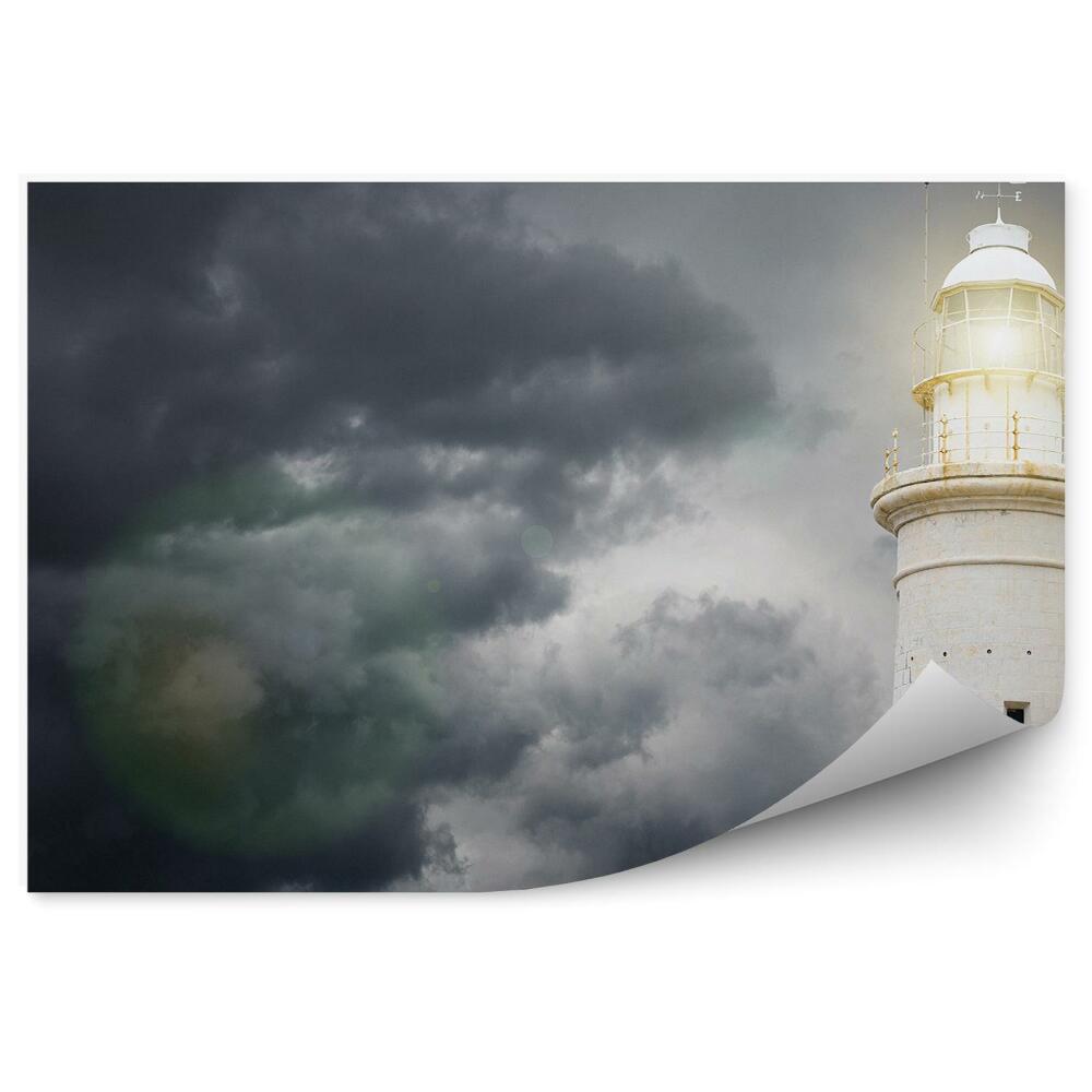 Papier peint Ciel nuageux Lueur du phare