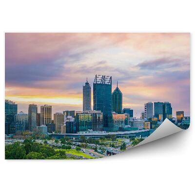 Papier peint Ville panorama australie nature végétation