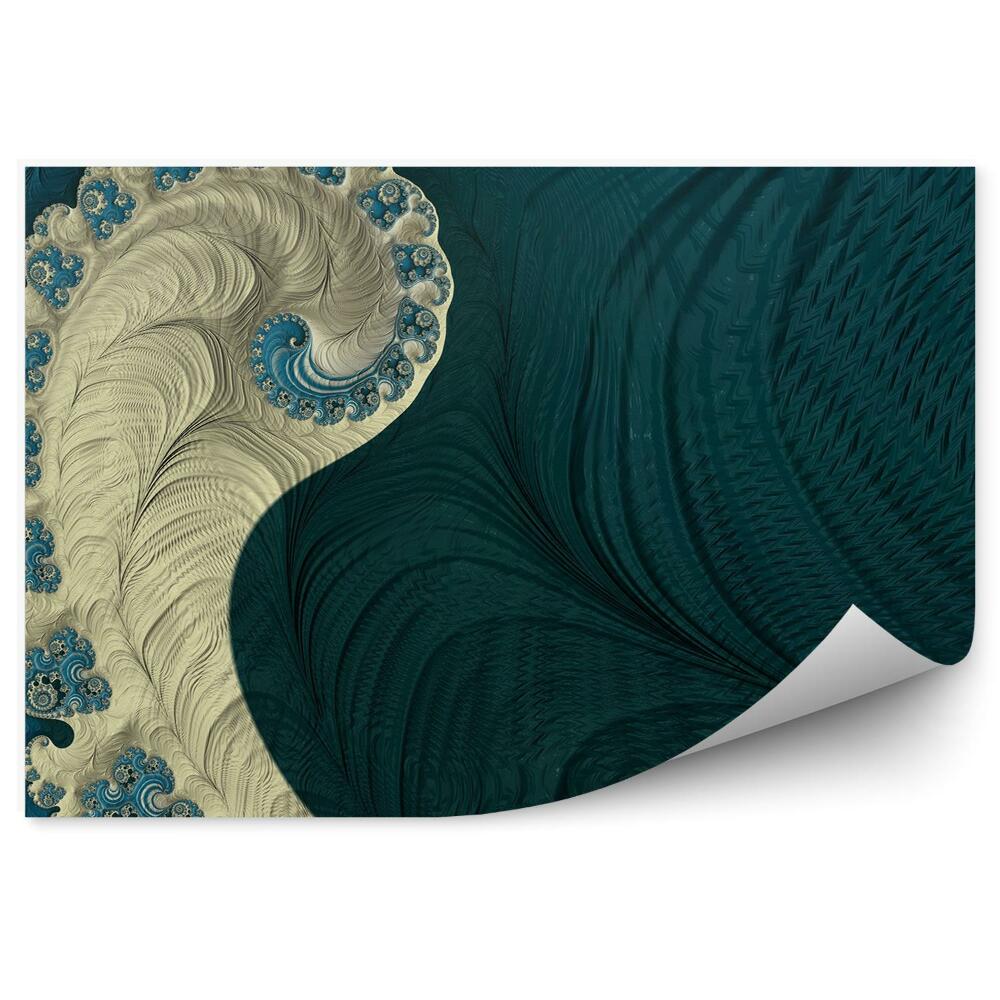 Papier peint Abstraction du récif corallien de l'eau