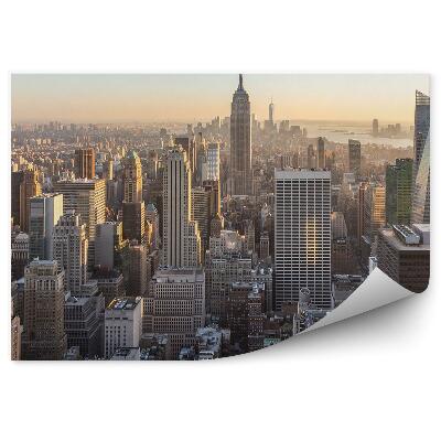 Papier peint Gratte-ciel de Manhattan Vue à vol d'oiseau New York City