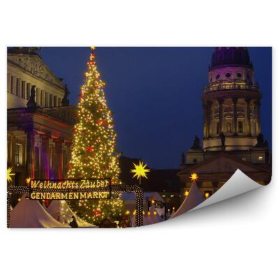 Papier peint Noël Berlin Bâtiments Nuit