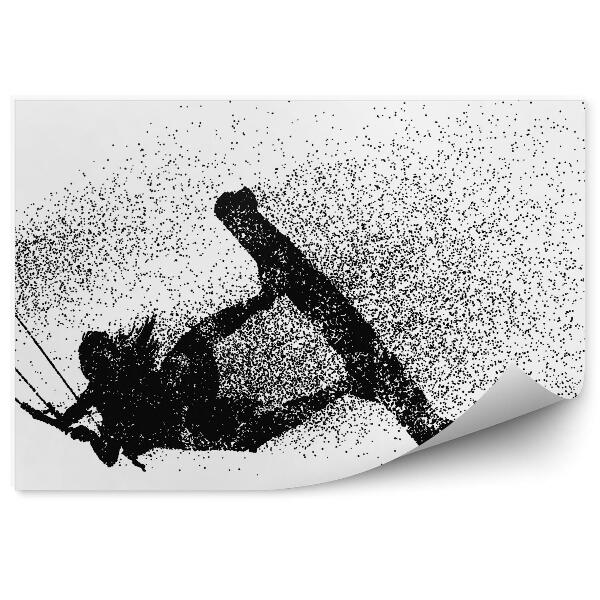 Papier peint Modèle de kitesurf