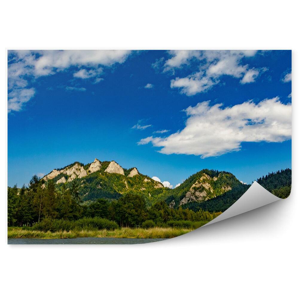 Papier peint Rafting Sur Le Danube Avec Vue Sur Les Trois Couronnes Pieniny