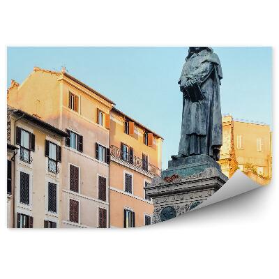 Papier peint Monument à Giordano Bruno Bâtiments Rome Italie
