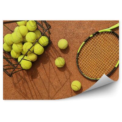 Papier peint Balle de raquette pour le tennis