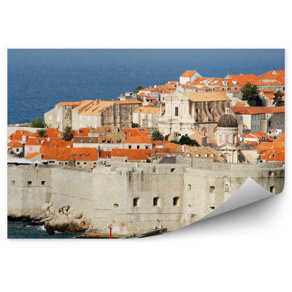 Papier peint John's Fort Dubrovnik Old Town Sea Croatie