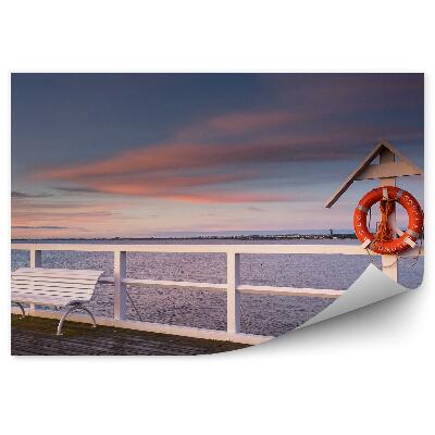 Papier peint Gdynia Poland Water Pier