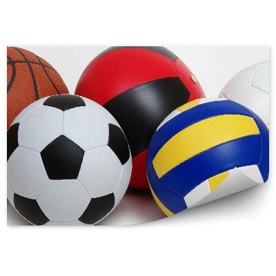 Papier peint Ballons sport