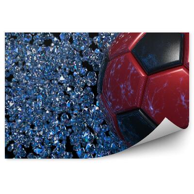 Papier peint Football gouttes cristaux de lumière