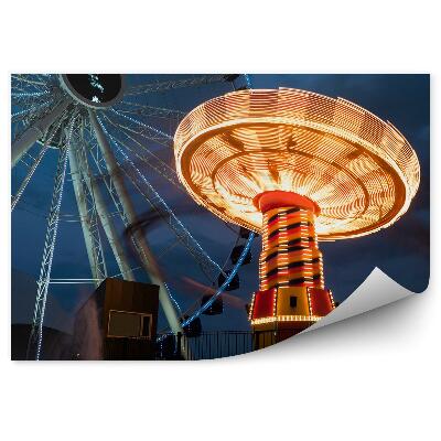 Papier peint Carrousels Illuminés Dans Le Ciel