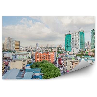 Papier peint Philippines paysage urbain architecture couleurs arbres