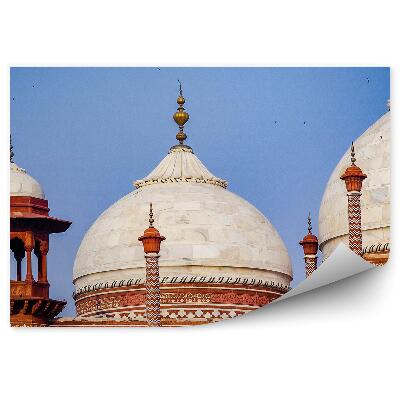 Papier peint Taj mahal tourelle dôme inde
