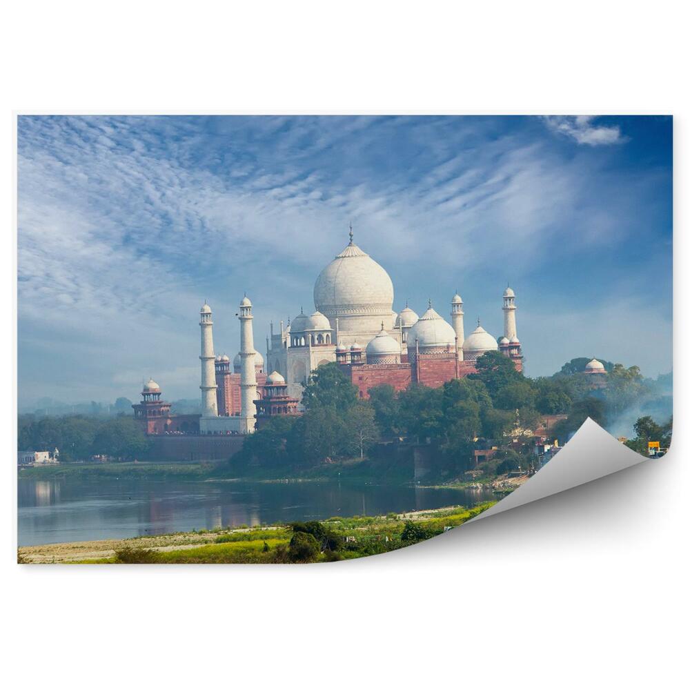 Papier peint Inde nature verdure taj mahal