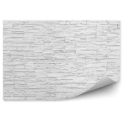 Papier peint Mur en pierre blanche