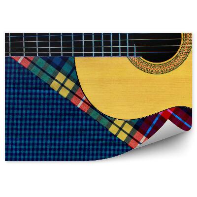 Papier peint Guitare Acoustique Grille Couverture