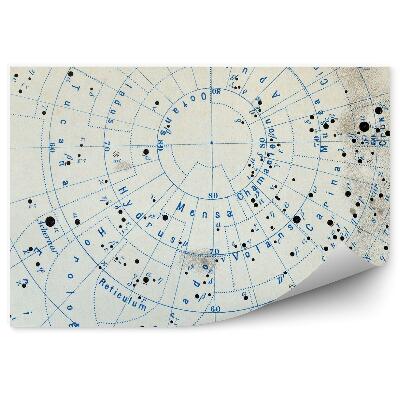 Papier peint Constellation Étoiles Allemagne Carte 1908